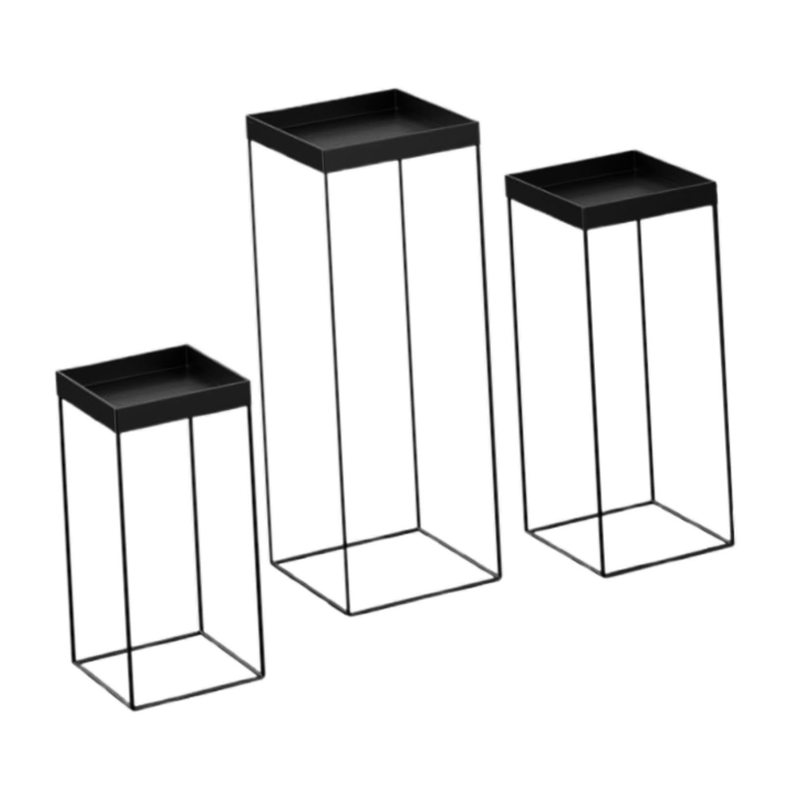 3 Soportes para Cupcakes, Bandeja para Servir Cupcakes, Expositor de Postres de Metal, Elevador de Cupcakes para Mesa, Cocina, Boda, Hogar, Cumpleaños, Negro, Individual