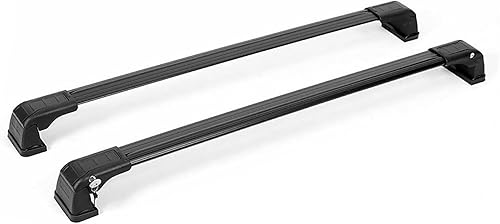 OMAC Barras transversales de aluminio para Mazda 3 Sedan 2010-2013, color negro, 2 piezas antirrobo para viajes, kayak, canoa, surf, esquí,