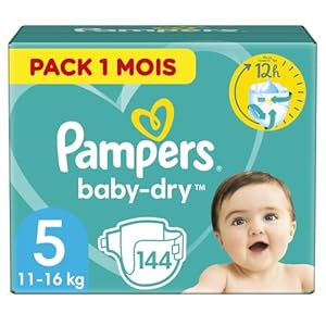 Pampers Windeln Größe 5 (11-16kg) Baby-Dry, 144 Stück, Alte Version