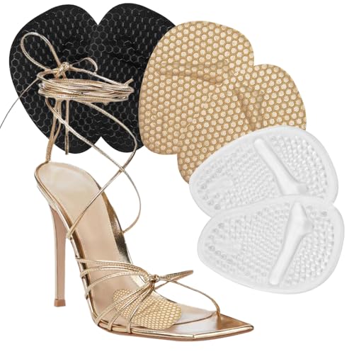 女性用中足骨パッドペアハイヒール滑り止め中足骨パッドとシューズ用