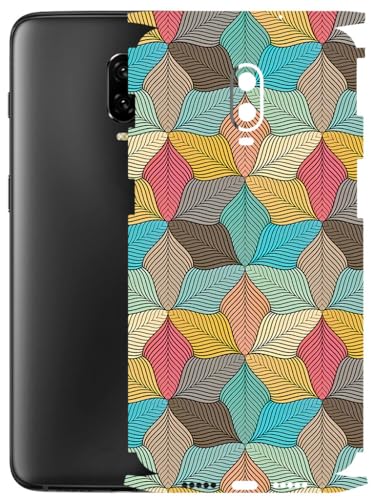 Image of AtOdds - Full Body Back Screen Guard Protector Film - Lamination Wrap Skin Sticker Compatible with ONEPLUS 6T | Scratchproof Matte Finish (Autumn)