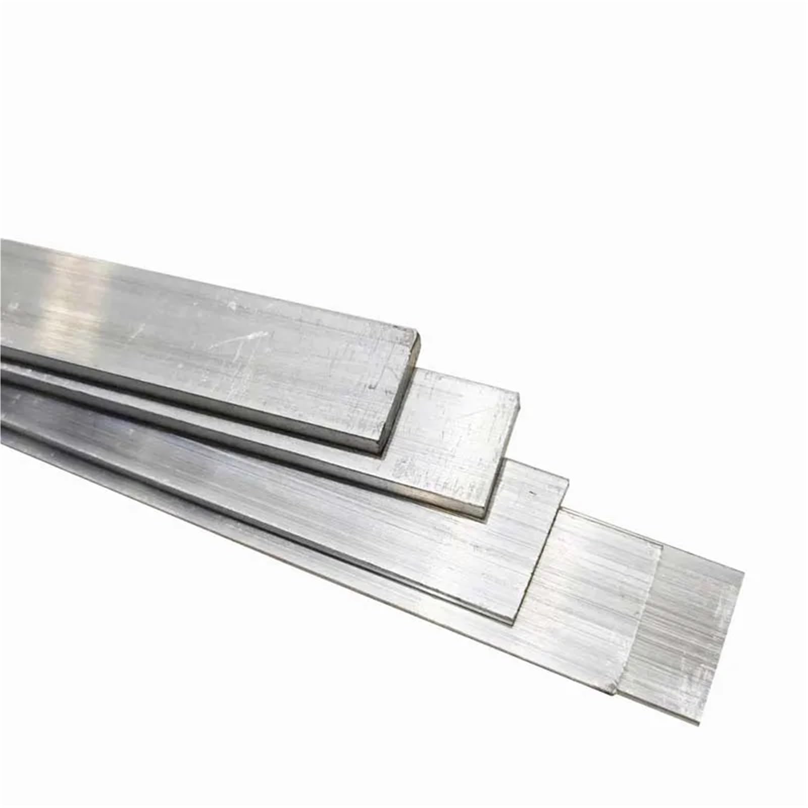 Lastra In Acciaio Inox Barra piana in lega di alluminio, barra quadrata solida, striscia lamiera for materiale fai da te(300.0mm,12x45mm 1pcs)