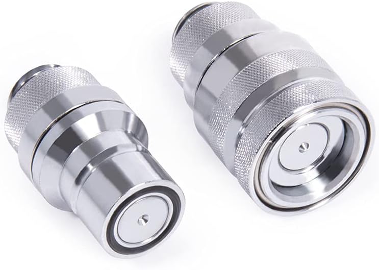 Alphacool Eiszapfen G1/4" M-M Quick Release Coupling Set, Chrome