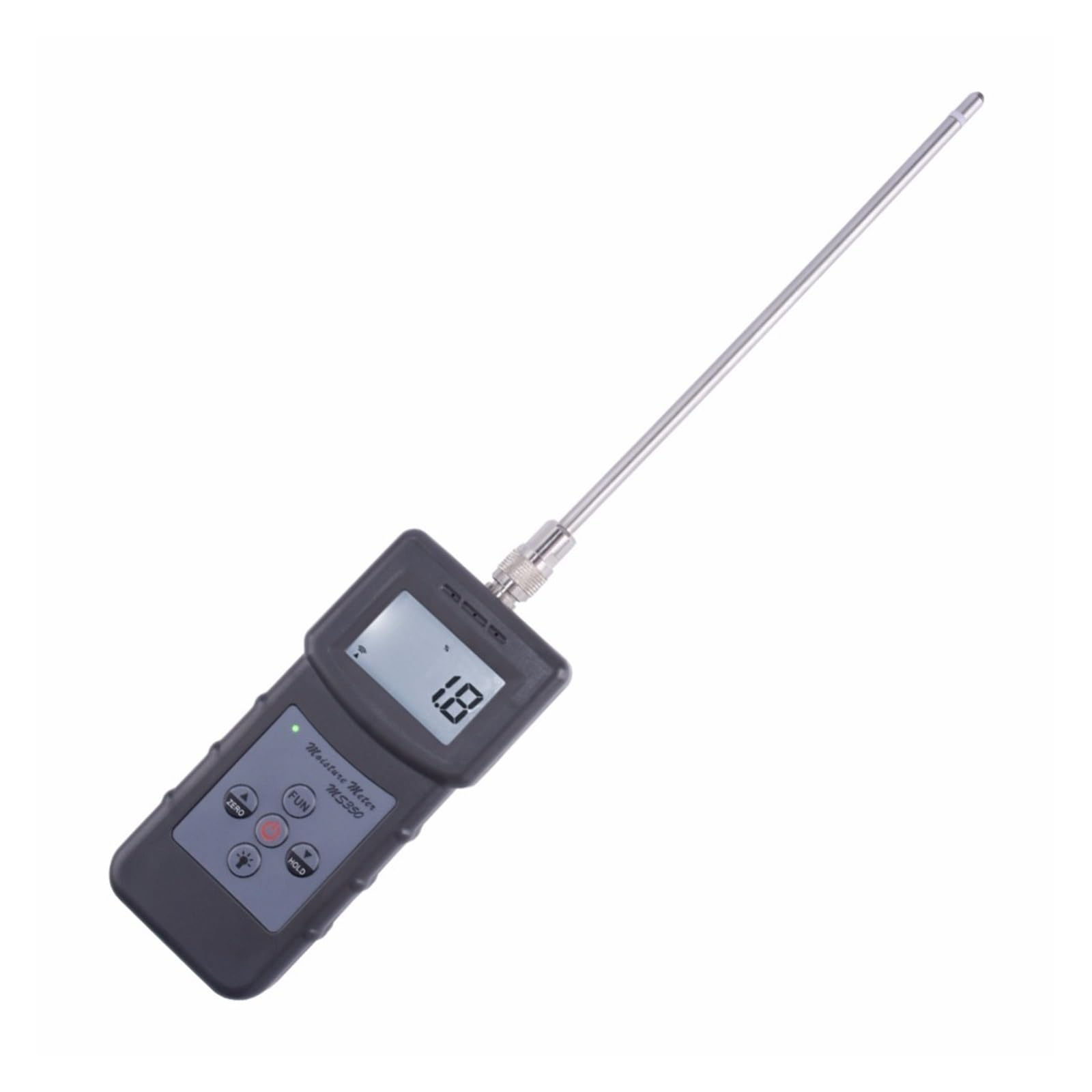Digital Moisture Tester, Moisture Meter MS350 Measuring Range 0-80% Portable Digital Capacitive Chemical Materials