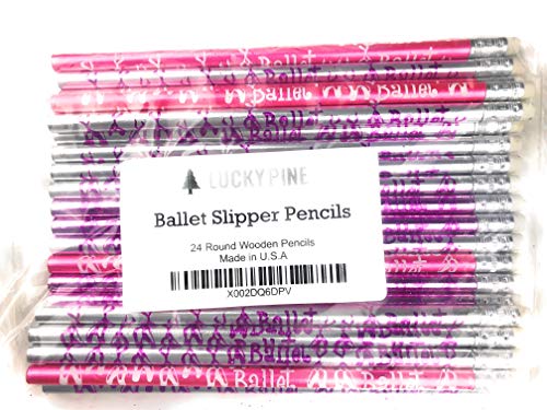 Lápices de grafito Ballet Slipper set de 24 miniatura 3