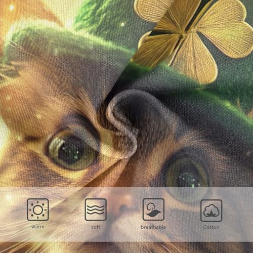 Cotton Toddler Underwear Floral St Patrick Day Cute Cat Golden Girl Panties Cute Animal Undies Kids Briefs 2t3