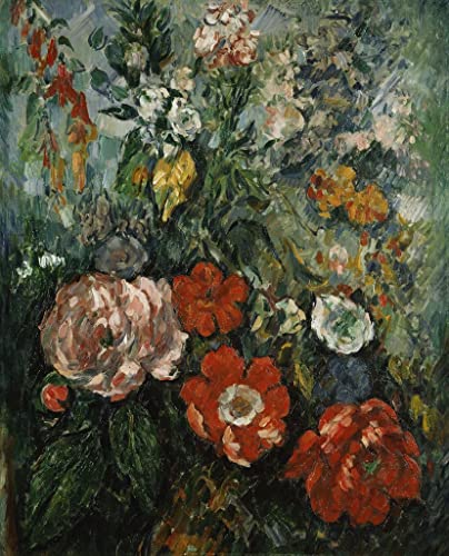 Affiche Fleurs de Paul Cézanne 60x90cm portrait art impression toile