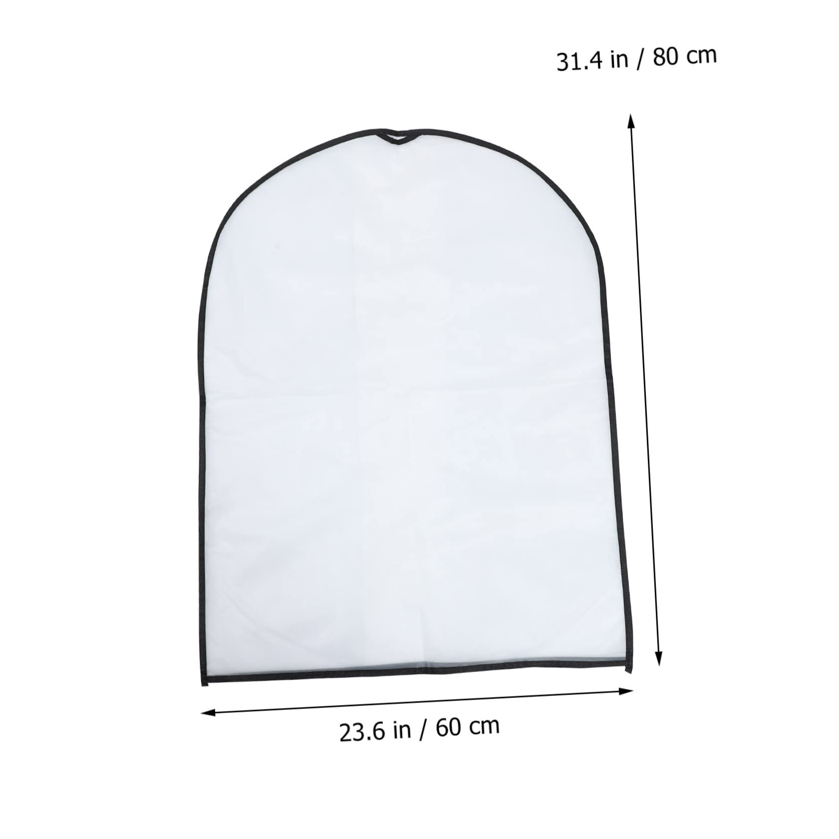 10piezas Bolsa Polvo De Fundas Para Guardar Vestidos y Ropa Funda Para Armario Transparente Para Colgar Ropa Casa o Dormitorio