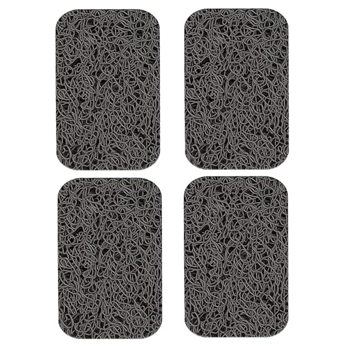 JJiaoLinin Jabonera, 4 Piezas Almohadillas para Jaboneras Jabonera Ecológica Jaboneras para Pastillas de Jabon Plataforma Jabonera Creativa de PVC para Baño, Cocina, Aseo
