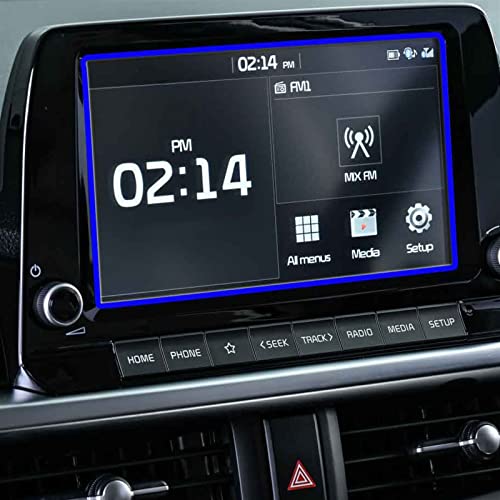 Verre trempé Kia Picanto 2021 film protection navigation 8 pouces