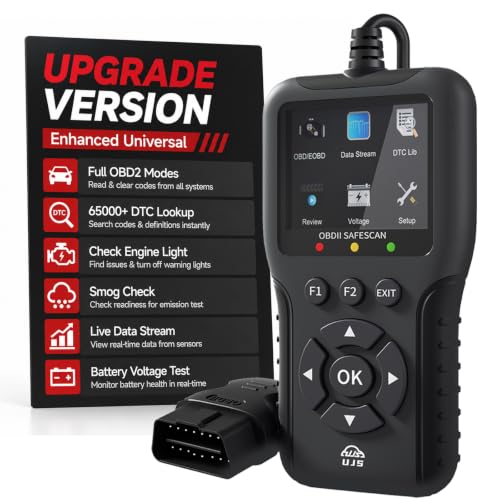 UJS Safescan OBD2 Scanner Enhanced Universal, Car Diagnostic...
