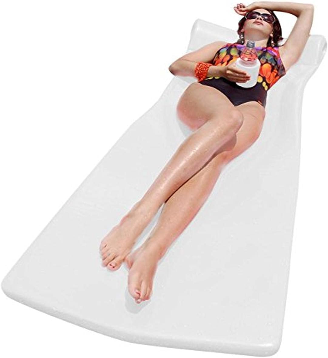 Robelle Extra-Premium Pool Float Plus, White plus bonus Kool Kan