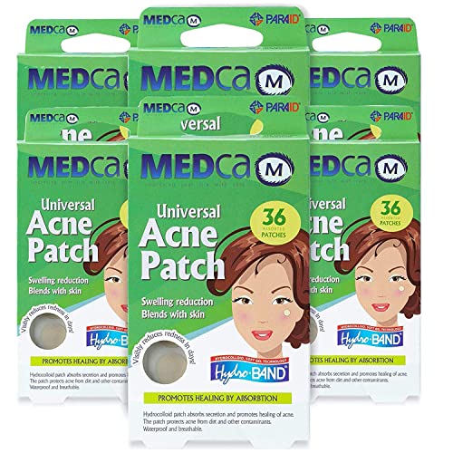 Acne Care Pimple Patch Absorbing Cover - Hydrocolloid Bandages (216 Count) Two Universal Sizes, Acne Spot Treatment for Face & Skin Spot Patch That Conceals Acne, Reduces Pimples and Blackheads
