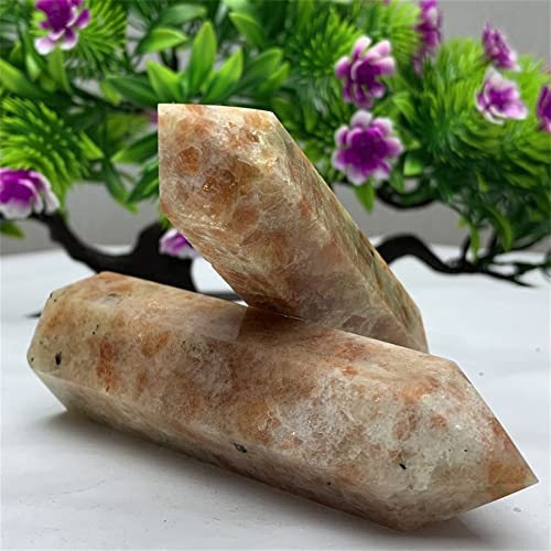 Pierre de soleil naturelle AMUCK 5-6 cm | Pointe en cristal fait main