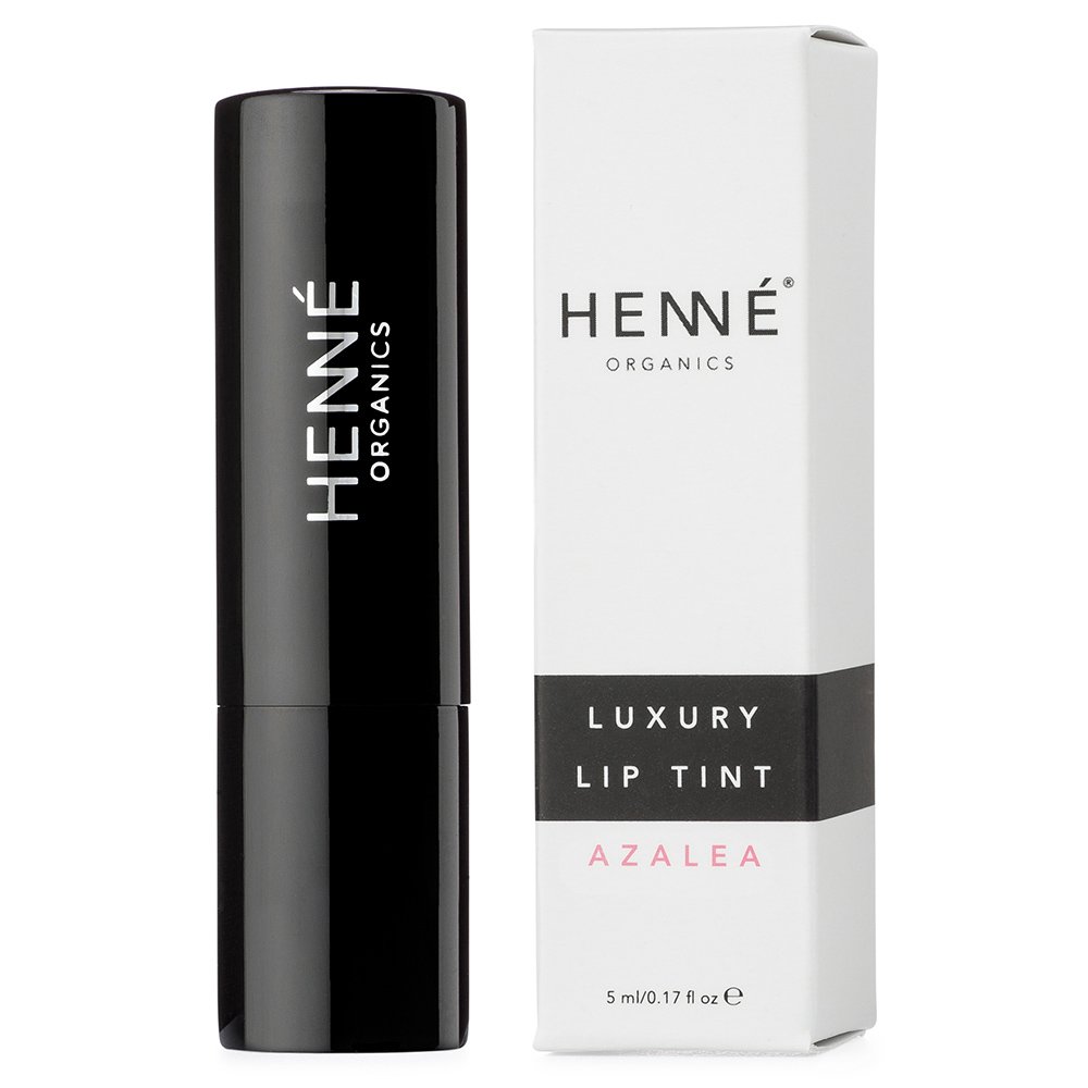 Henné Organics Luxury Lip Tint - Moisturizing, Sheer Natural Color - Azalea (Pink) - Image 2