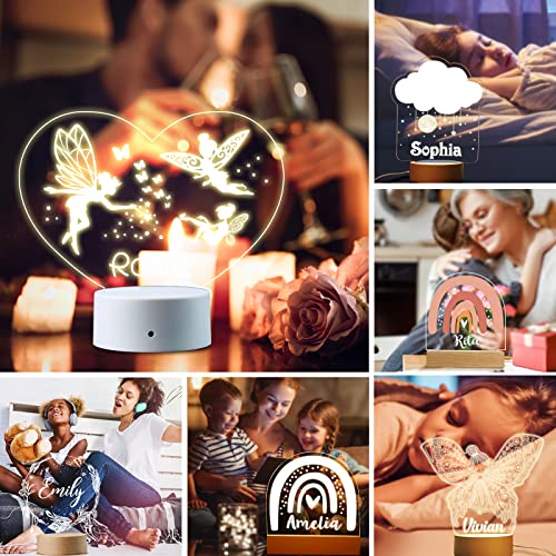 Lámpara de Mesa de Noche Acrílica LED Personalizada VEELU miniatura 6