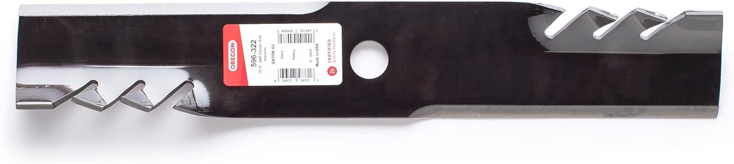 Oregon 6PK 596-322 G5 Gator Blades for 52" Exmark 103-6392, 103-6402