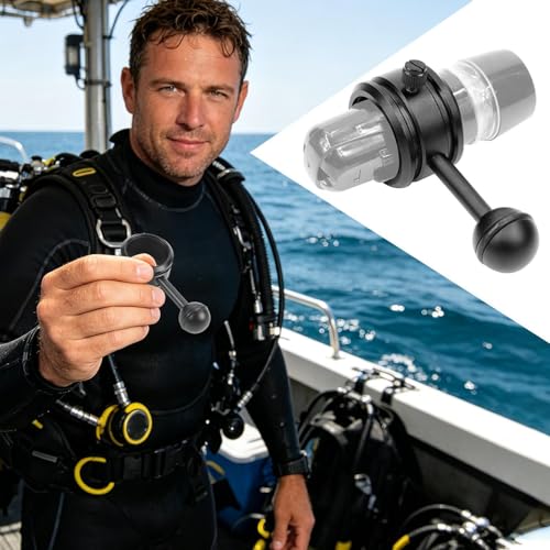 Lámparas de buceo con abrazadera esférica para explorar arrecifes 3
