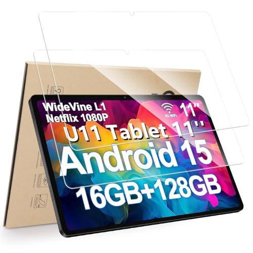 Hianjoo 2-Stück Schutzfolie Kompatibel für DOOGEE U11 / U11 Pro Tablet 11 Zoll, Displayschutz Kompatibel für DOOGEE Tab A9+ / Tab G6 Tablet 11'', Anti-Kratzer, Bläschenfrei, 9H Härte