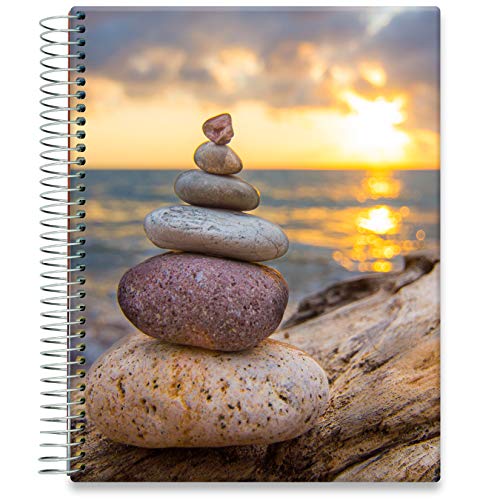 Tools4Wisdom 2022 Planner 2022 Calendar - Includes November 2021 through December 2022 - 8.5" x 11" Hardcover with Full-Color Monthly Weekly and Daily Planner Pages - O15S - Zen Sunset
