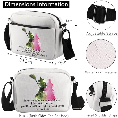WCGXKO The Musical Theater Fans Messenger Bag Musical Shoulder Bag Crossbody Bag For Women2