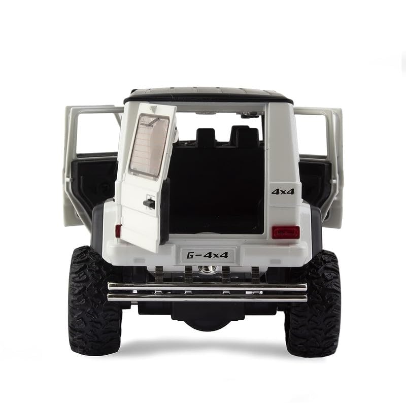 Image of PLUSPOINT Diecast Gwagon Off-Road G-500 Toy Car 1:32 Scale Model,Pull Back Vehicles Alloy Simulation Supercar with Lights and Sound Also for Car Dashboard,Kids,Adult