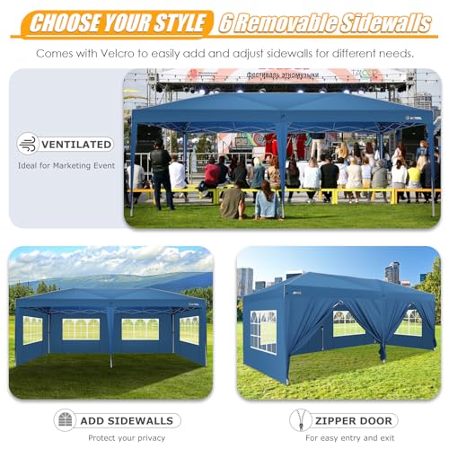 Image of HOTEEL Party Tent with Removable Sidewalls for Parties Carpas para Fiestas
