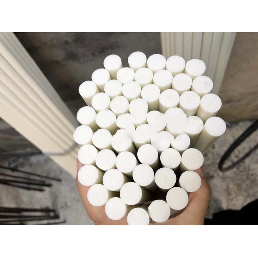 10 Stück weiße Fiberglasstäbe, 500 mm Länge, 0,8–8 mm Durchmesser, sortierte Packung for Modellflugzeuge, Drachen, Bastelarbeiten, DIY-Stützstangen – hohe Festigkeit, leicht, hitzebeständig(2mm)