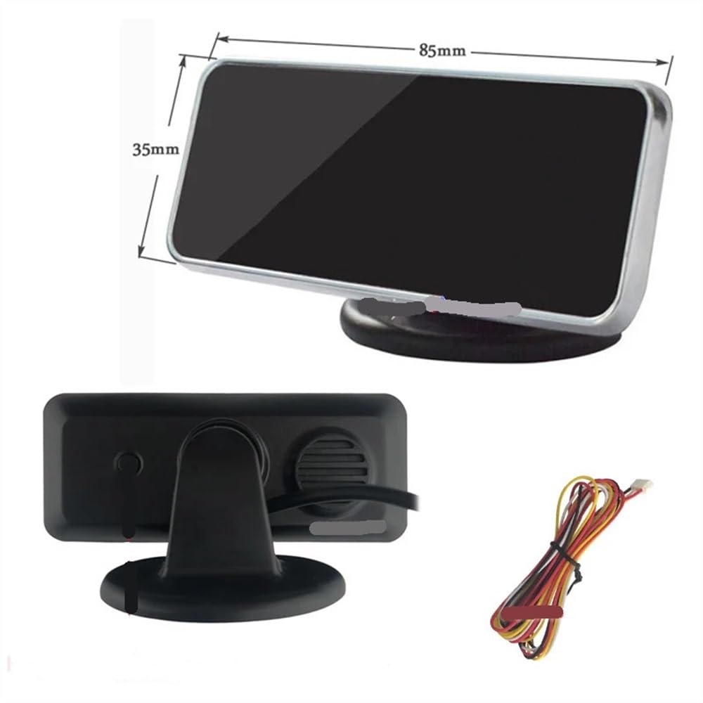 Kit sensori parcheggio Display Auto Anteriore Con Sensori Parcheggio Parkronics 4/6/8 Di Vocale/acustico Rilevatore Radar Buzzer Paraurti Posteriore