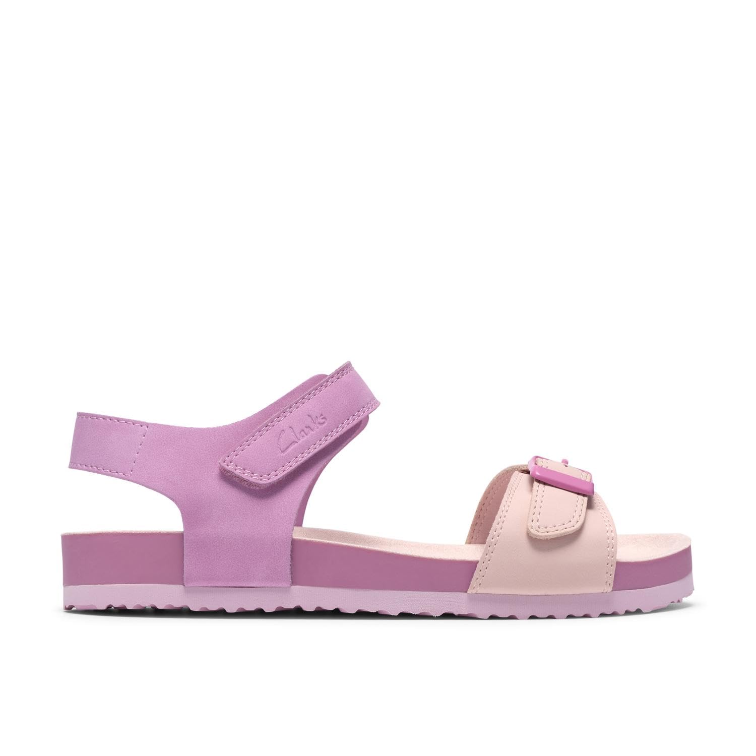 Clarks Bali Heat K. Childrens Pink Combi, 7