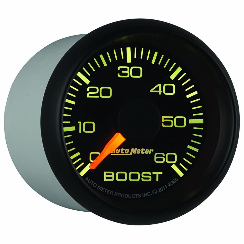AutoMeter Boost Gauge for Chevy Silverado 2500 HD Classic 2007 | 52.4mm 0-60 PSI | 8305