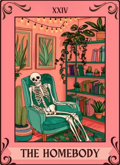 Formeyart Paint by Numbers Kit for Adults,DIY Painting Kits on Canvas, Color by Numbers,Large Adult Skull Paint by Number for Gifts,Home Wall Decor (The Homebody Skeleton)