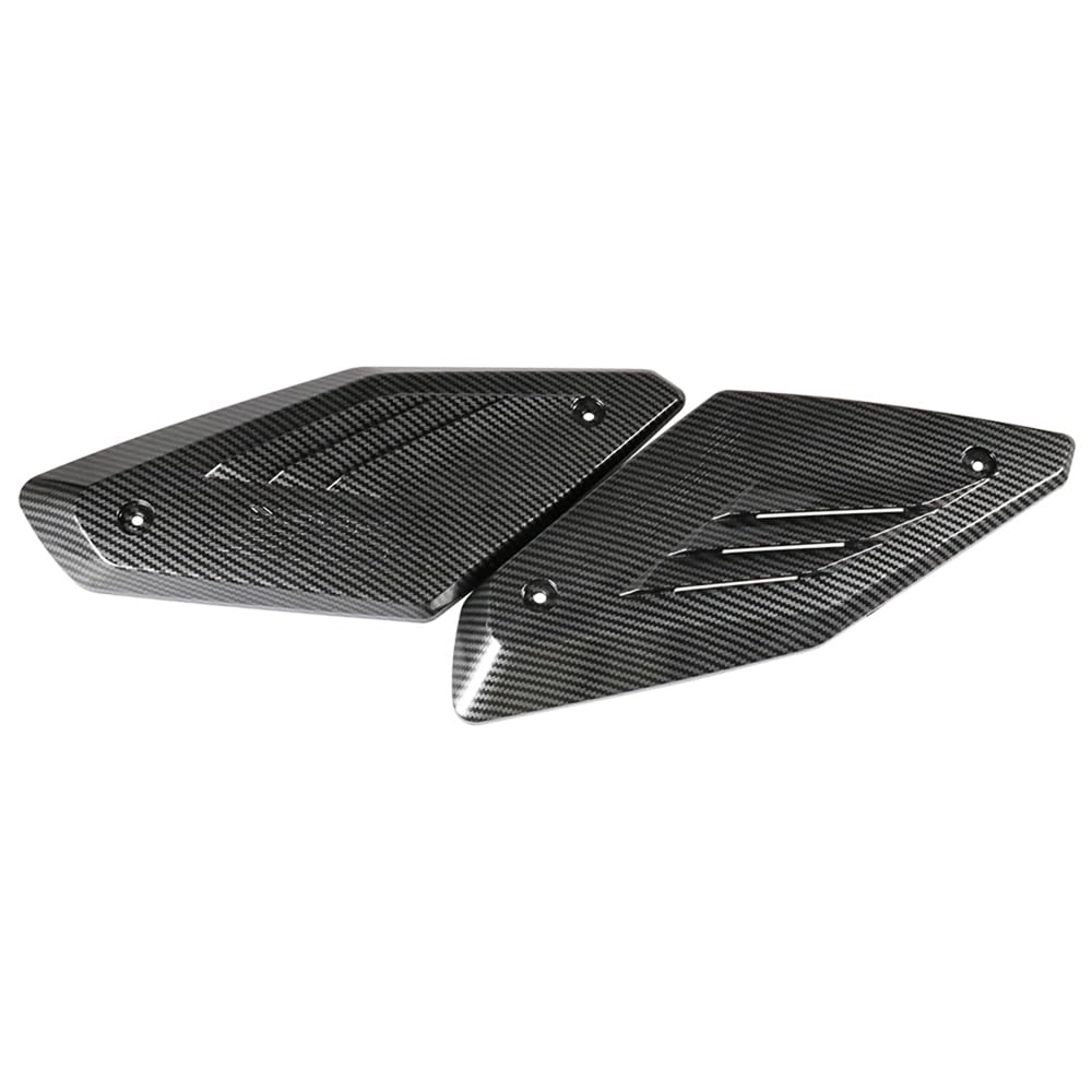 Copertura per presa d'aria per moto, copertura laterale per serbatoio del gas, pannello copertura carenatura in fibra di carbonio con motivo a fibra di carbonio per CB650R 2019-2021