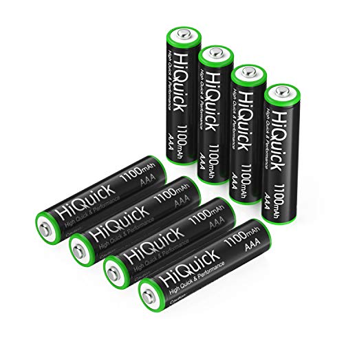 Hiquick Aaa Rechargeable Batteries Aaa Batteries 1100Mah High Capacity Performance 1.2V, Per-Charged Ni-Mh Aaa Battery Pack Of 8 Batteries #TOP7