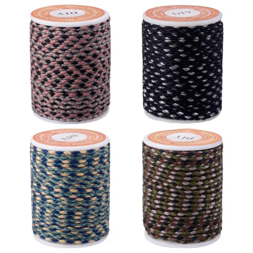Cuerda trenzada de macramé Cheriswelry de alta calidad para costura y pulseras resistentes 2