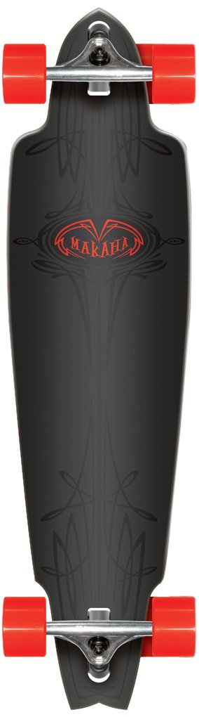 Stealth Downhill Longboard, Black, 10 x 38.43-Inch