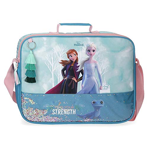 Cartera Escolar Frozen Find Your Strenght  38x28x6 cm  Azul