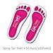 50 Pairs(100Feets) of Disposable Tanning Feet Pads; Sunless Airbrush Spray Tanning Tent Foot Protection