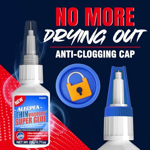 20g Thin CA Glue (2-3 CPS), 2-5 Second Cure Time - Ideal for Hobbies and Precision Work: Woodworking, Model Making (Cars, Airplanes), Pen Turning, Inlays, and Surface Stabilization - Image 4