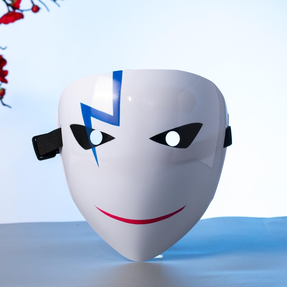 Permangallop Anime Mask, Japanese Mask, Cosplay Mask, Hollywood Mask, Furry Mask, Kagetane Hiruko Mask for Cosplay Costume (B)
