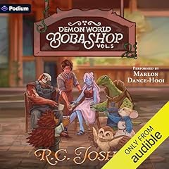 Demon World Boba Shop 5 Audiolibro Por R. C. Joshua arte de portada