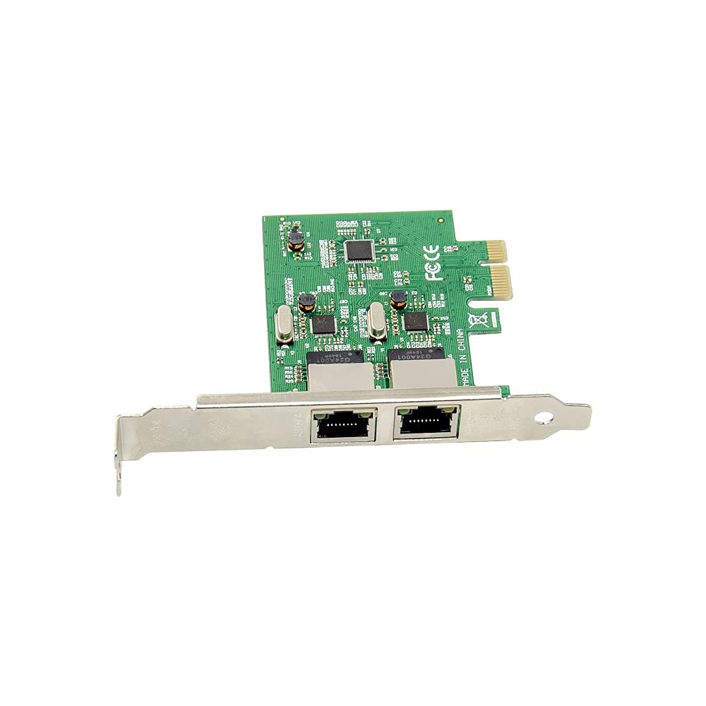 X-MEDIA XM-NA3820 Adaptateur réseau LAN Gigabit 10/100/1000 Mbps PCI Express (PCIe) avec support de profil bas inclus