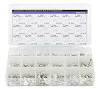 Algopix Similar Product 4 - 330pcs Assorted Noninsulated Ring Fork