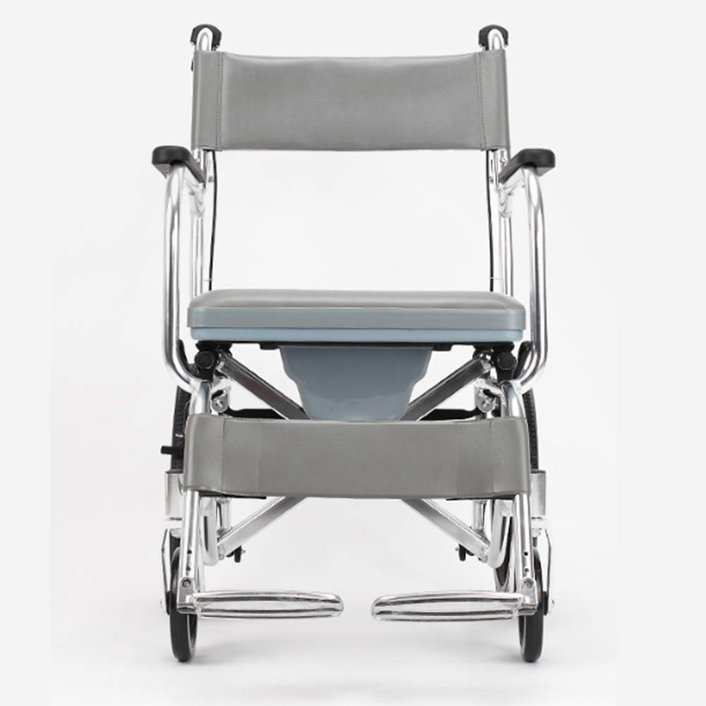 Wózek inwalidzki, lekki składany wózek inwalidzki do jazdy medycznej, starszy wózek inwalidzki z siedziskiem aluminiowy składany przenośny ręczny wózek inwalidzki dla osób niepełnosprawnych