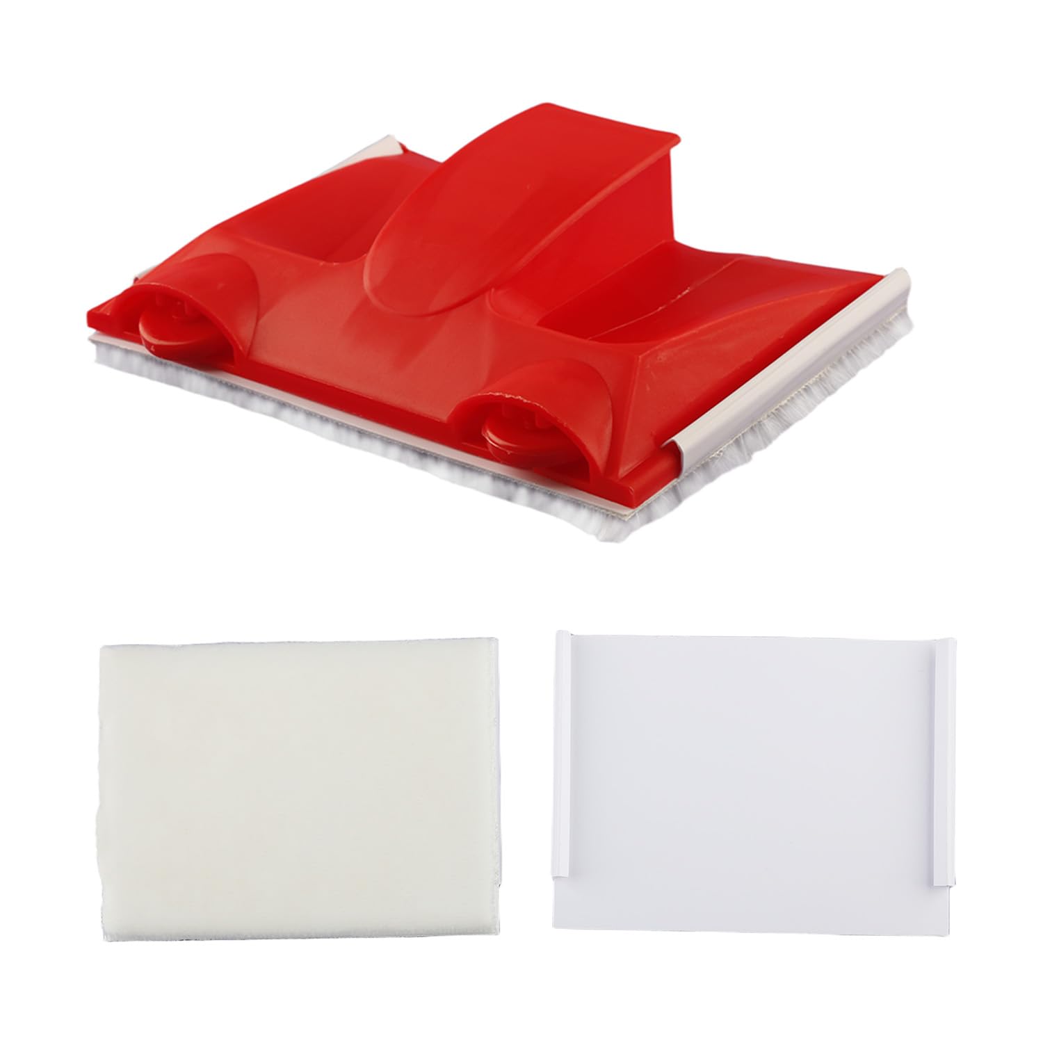 Wellrun Red Paint Edger Trimmer With 2Pcs Replacement Pad Refills,Wall Paints Pad Applicator,Paint Edge Tool For Walls,Ceilings,And Corners