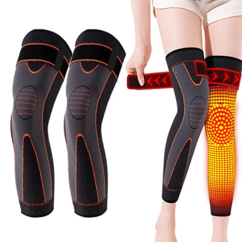 2023 New Tourmaline Acupressure Self-Heating Shaping Knee Sleeve, Tourmaline Acupressure Knee Sleeve, Self-Heating Knee Pads #TOP9