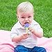 Innobaby Original Teethin Smart EZ Grip Fruit Teether and Sensory Toy for Babies and Toddlers in Grape. BPA Free Teether