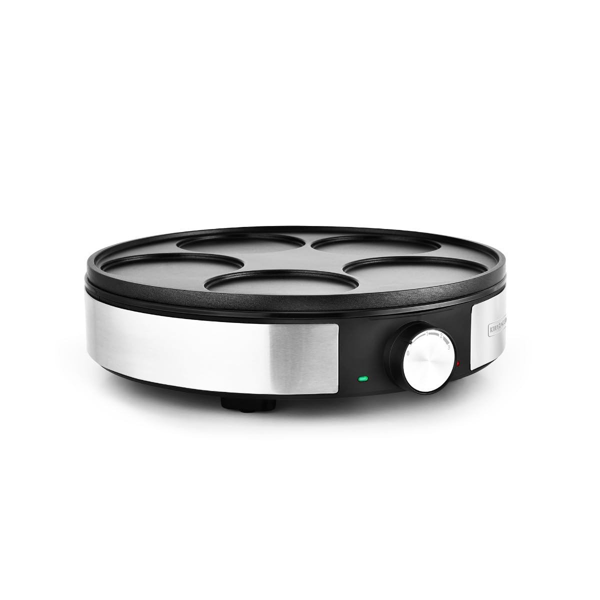 KITCHENCOOK - Minicrepe Nx - Crêpière électrique 5 Mini Crêpes - 1200 W