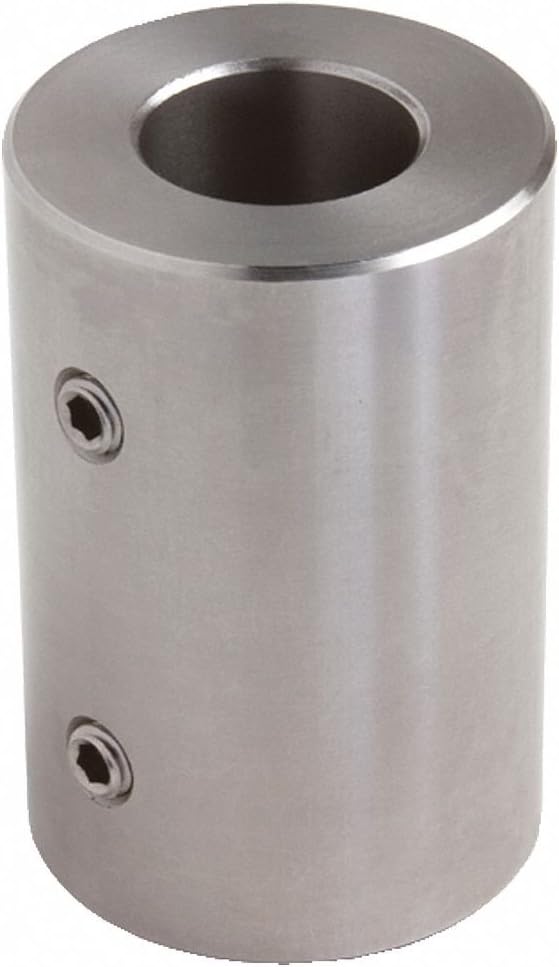 1 Piece Set Screw 5/8" Bore Dia. Stainless Steel Rigid Shaft Coupling