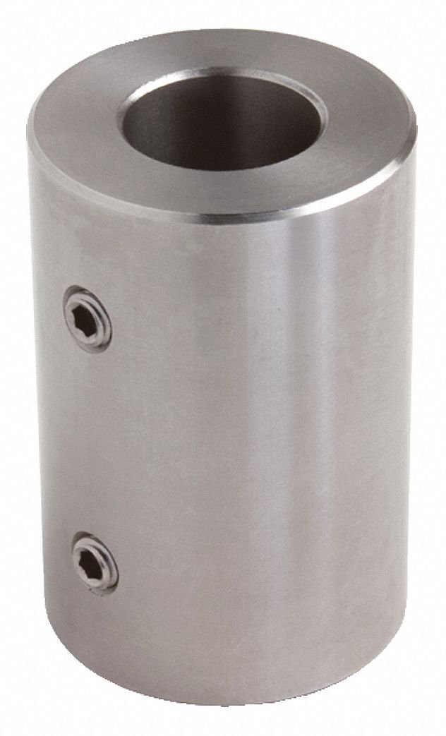 1 Piece Set Screw 1-1/4" Bore Dia. Stainless Steel Rigid Shaft Coupling
